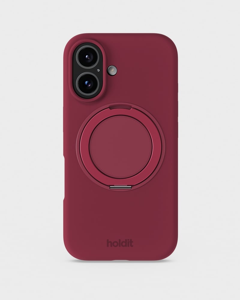 Silicone Stand Case Red Velvet iPhone 16