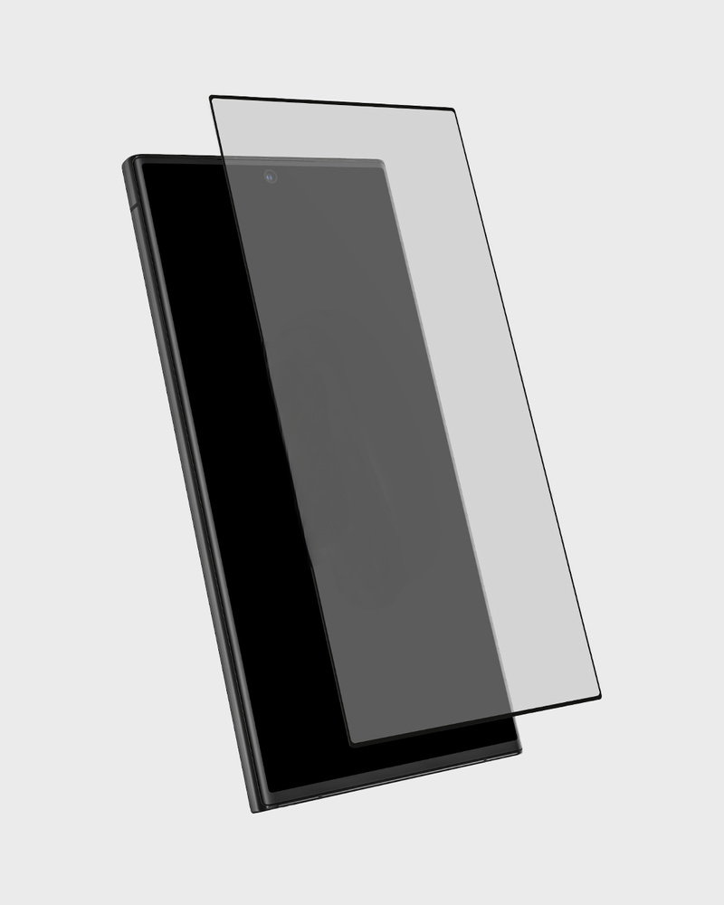Screen Protector Transparent w. Black Frame Galaxy S25 Ultra