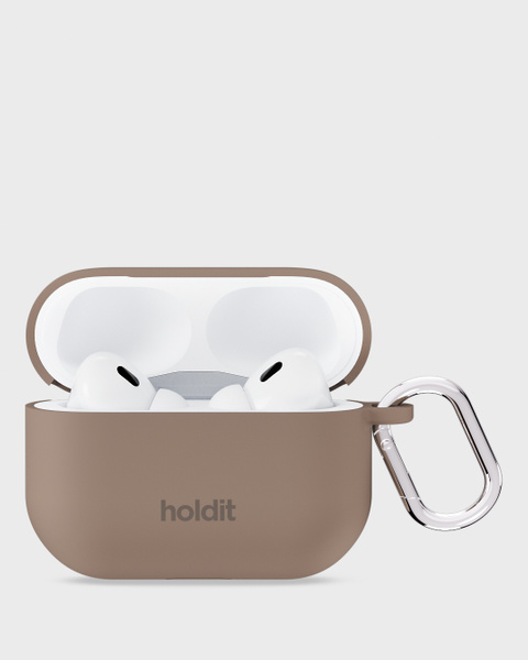Silicone Case Solid Mocha Brown AirPods Pro 1&2