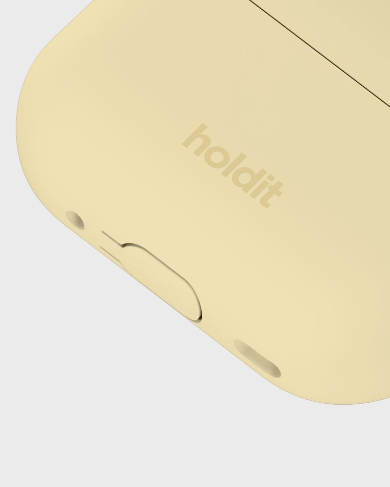 Silicone Case Solid Butter Yellow AirPods Pro 1&2