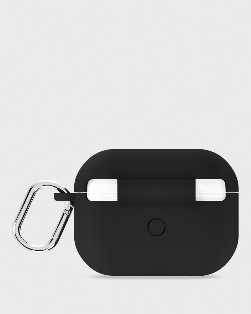 Silicone Case Solid Black AirPods Pro 1&2