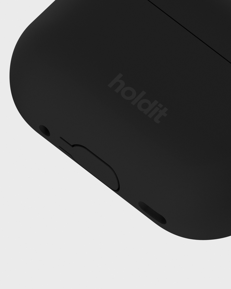 Silicone Case Solid Black AirPods Pro 1&2