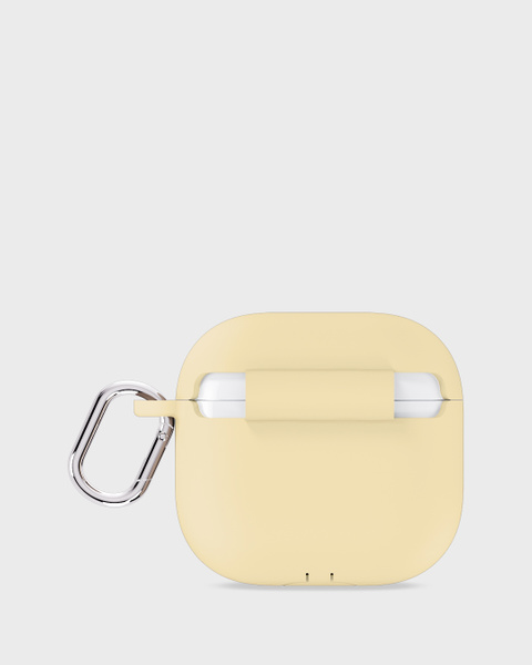 Silicone Case Solid Butter Yellow Airpods 4