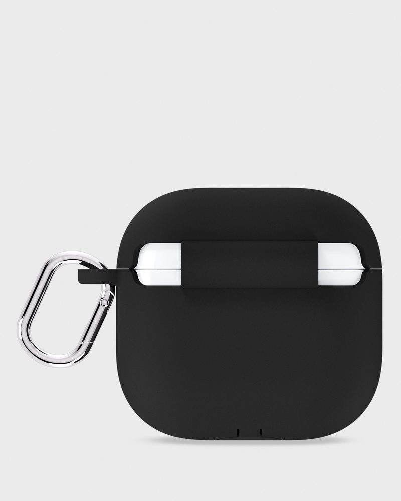 Silicone Case Solid Black Airpods 4