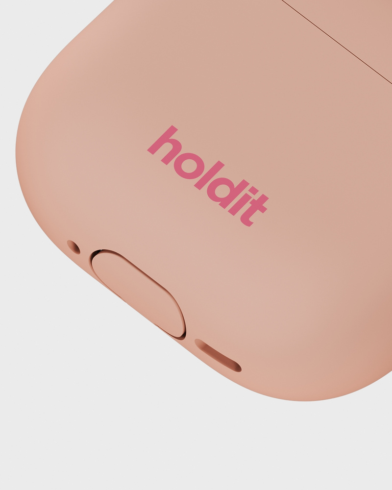 Silicone Case Solid Bare Pink Airpods 4