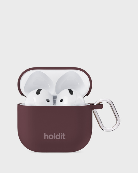 Silicone Case Solid Bordeaux Airpods 4