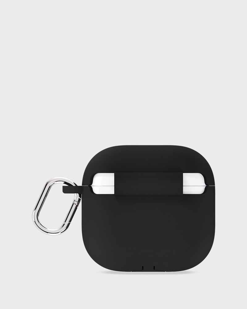 Silicone Case Solid Black Airpods 4