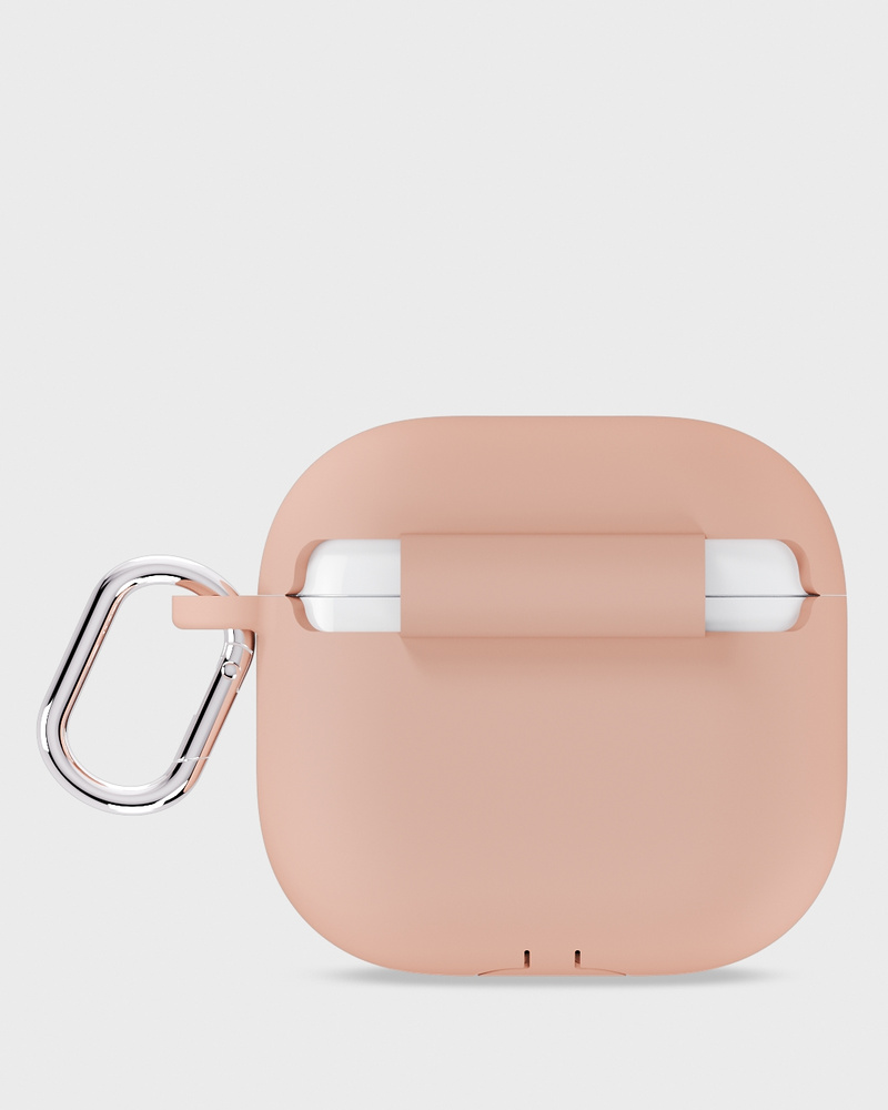 Silicone Case Solid Bare Pink Airpods 4