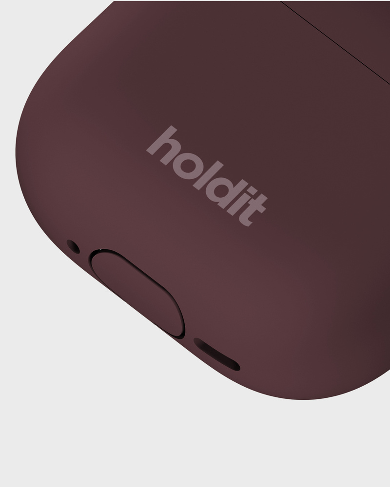 Silicone Case Solid Bordeaux Airpods 4