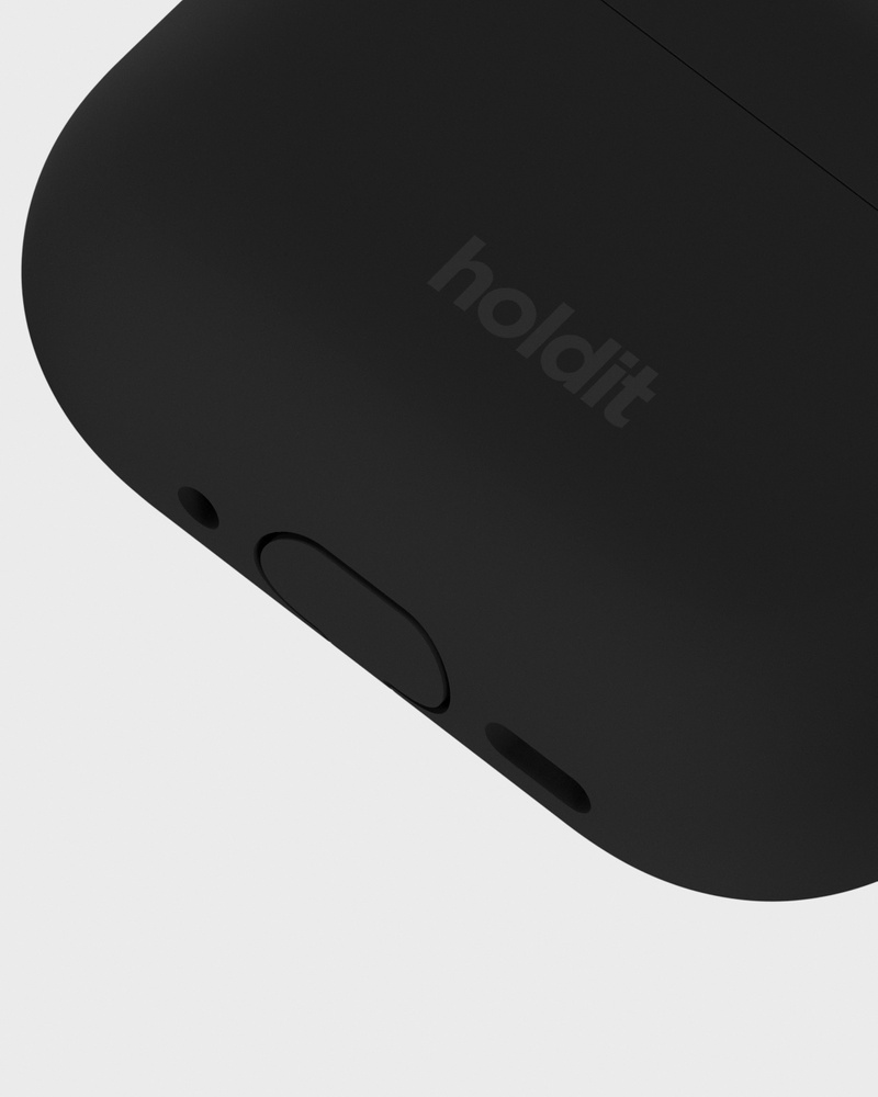 Silicone Case Solid Black AirPods Pro 3