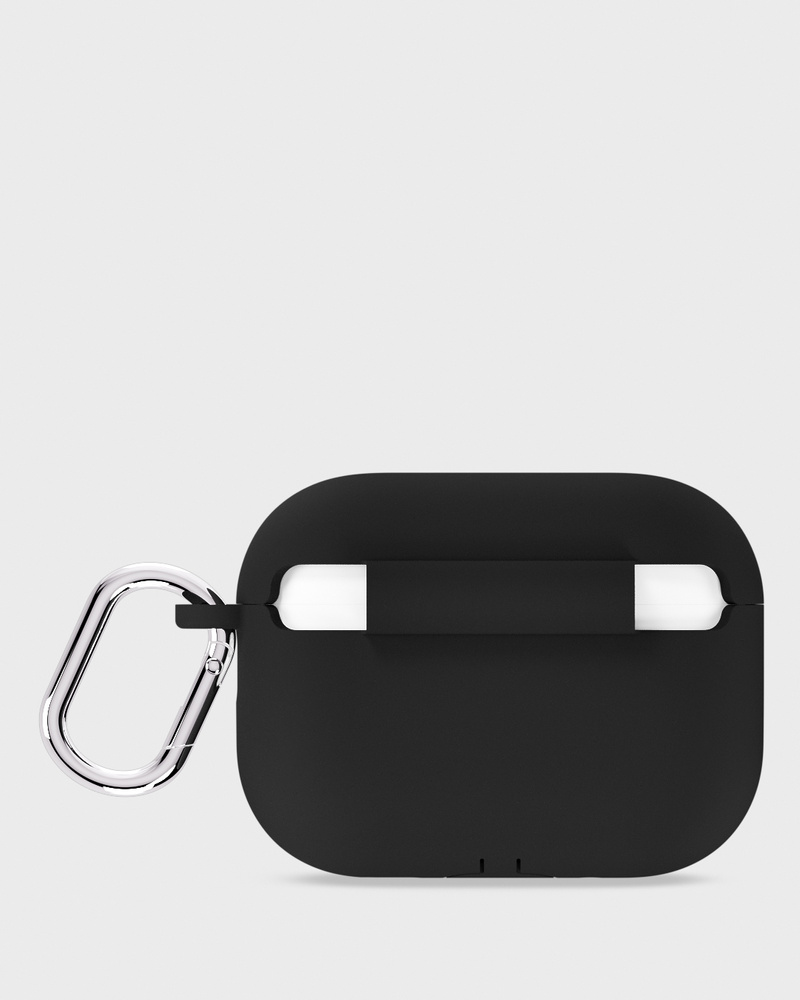 Silicone Case Solid Black AirPods Pro 3