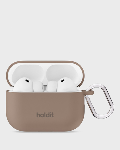 Silicone Case Solid Mocha Brown AirPods Pro 3