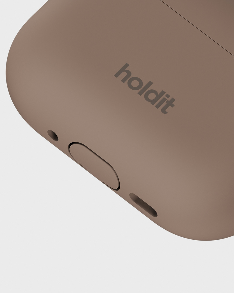 Silicone Case Solid Mocha Brown AirPods Pro 3