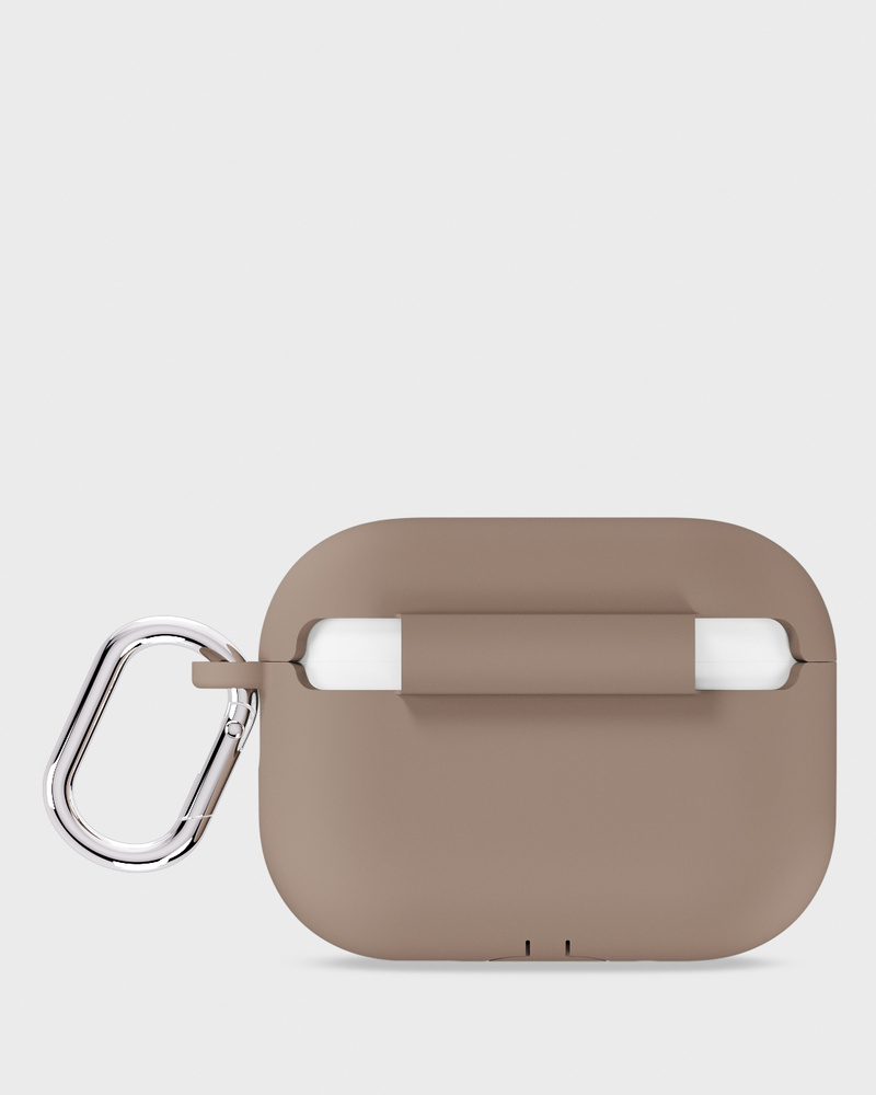 Silicone Case Solid Mocha Brown AirPods Pro 3