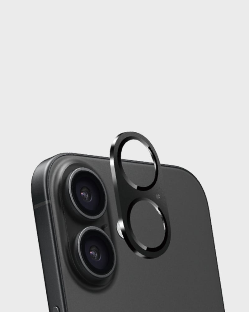 Camera Lens Protector Black Frame iPhone 17