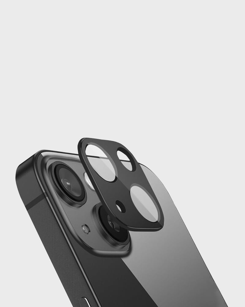 Camera Lens Protector Black Frame iPhone 13