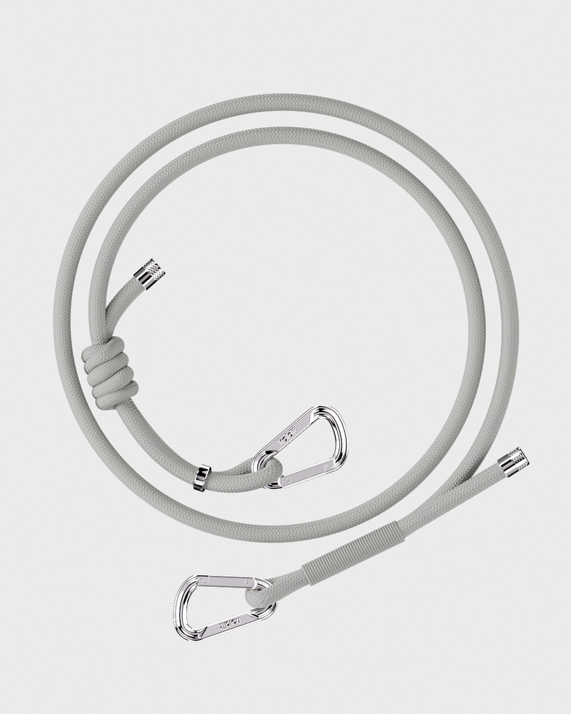 Wool Gray Crossbody Strap, 8mm