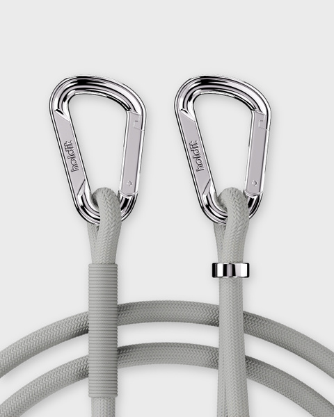 Wool Gray Crossbody Strap, 8mm