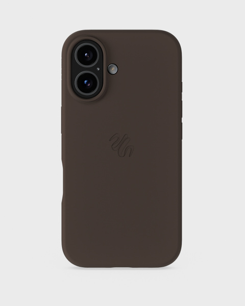 Phone Case Silicone MagSafe Compatible Chocolate iPhone 16