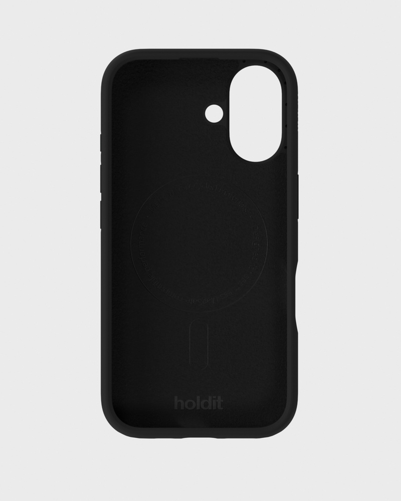 Phone Case Silicone MagSafe Compatible Black iPhone 16