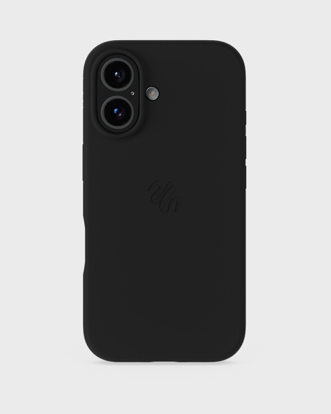 Phone Case Silicone MagSafe Compatible Black iPhone 16
