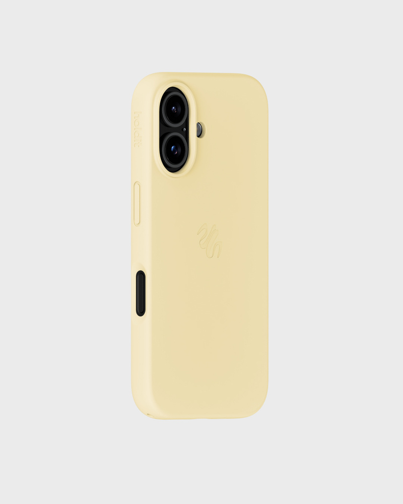 Phone Case Silicone MagSafe Compatible Butter Yellow iPhone 16