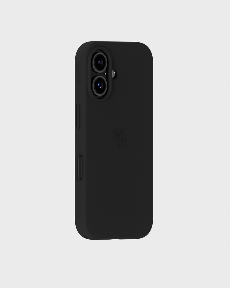 Phone Case Silicone MagSafe Compatible Black iPhone 16