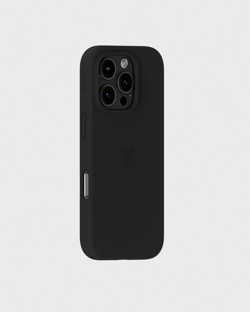 Phone Case Silicone MagSafe Compatible Black iPhone 16 Pro
