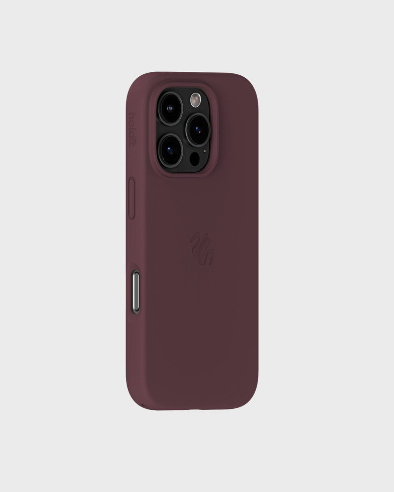 Phone Case Silicone MagSafe Compatible Bordeaux iPhone 16 Pro