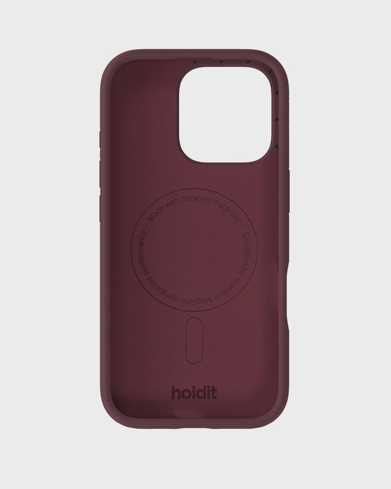 Phone Case Silicone MagSafe Compatible Bordeaux iPhone 16 Pro