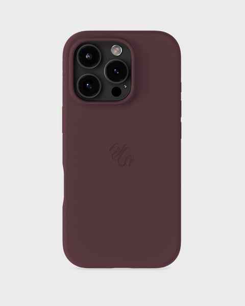 Phone Case Silicone MagSafe Compatible Bordeaux iPhone 16 Pro