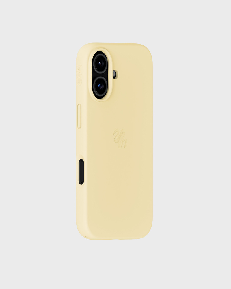 Phone Case Silicone MagSafe Compatible Butter Yellow iPhone 17