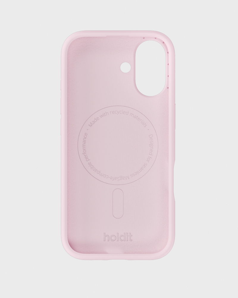 Phone Case Silicone MagSafe Compatible Pale Pink iPhone 17