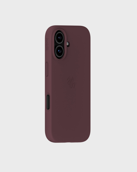 Phone Case Silicone MagSafe Compatible Bordeaux iPhone 17