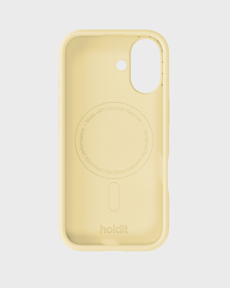 Phone Case Silicone MagSafe Compatible Butter Yellow iPhone 17