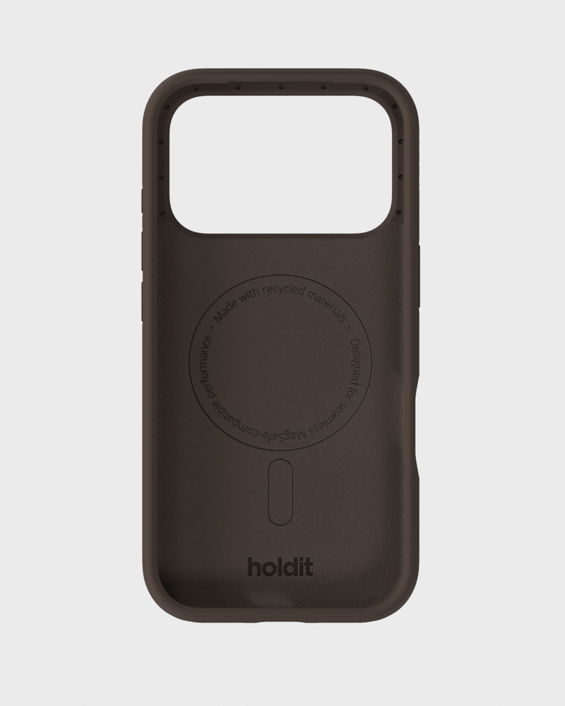 Phone Case Silicone MagSafe Compatible Chocolate iPhone 17 Pro