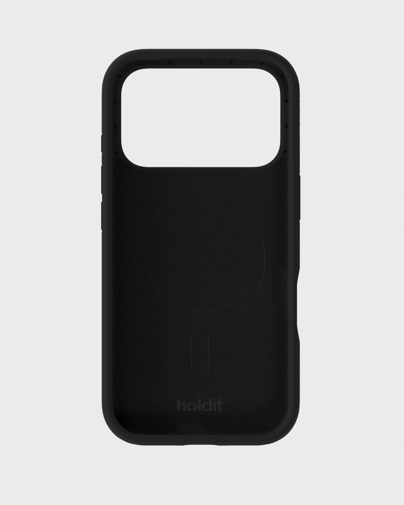 Phone Case Silicone MagSafe Compatible Black iPhone 17 Pro