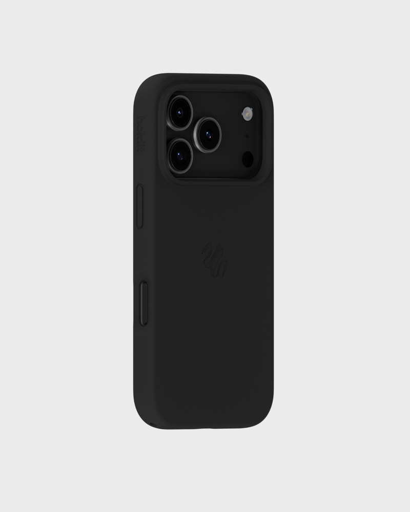 Phone Case Silicone MagSafe Compatible Black iPhone 17 Pro