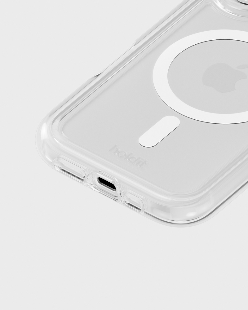 Phone Case Chunky Magsafe Compatible White/Transparent iPhone 16