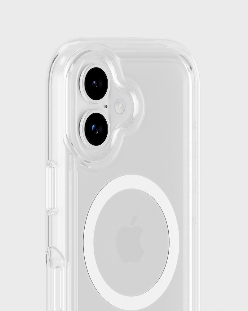 Phone Case Chunky Magsafe Compatible White/Transparent iPhone 16