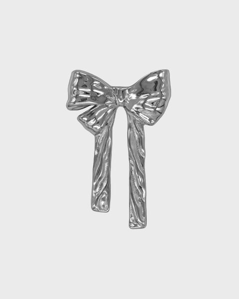 Stainless Steel Bow Metal Sticker