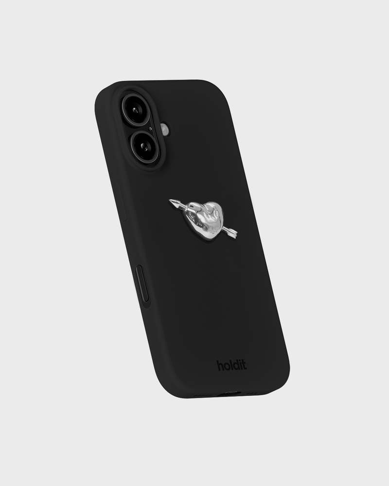 Stainless Steel Heart Metal Sticker