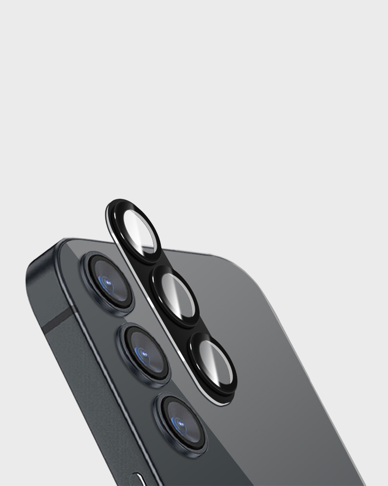 Camera Lens Protector Black Frame Galaxy S25