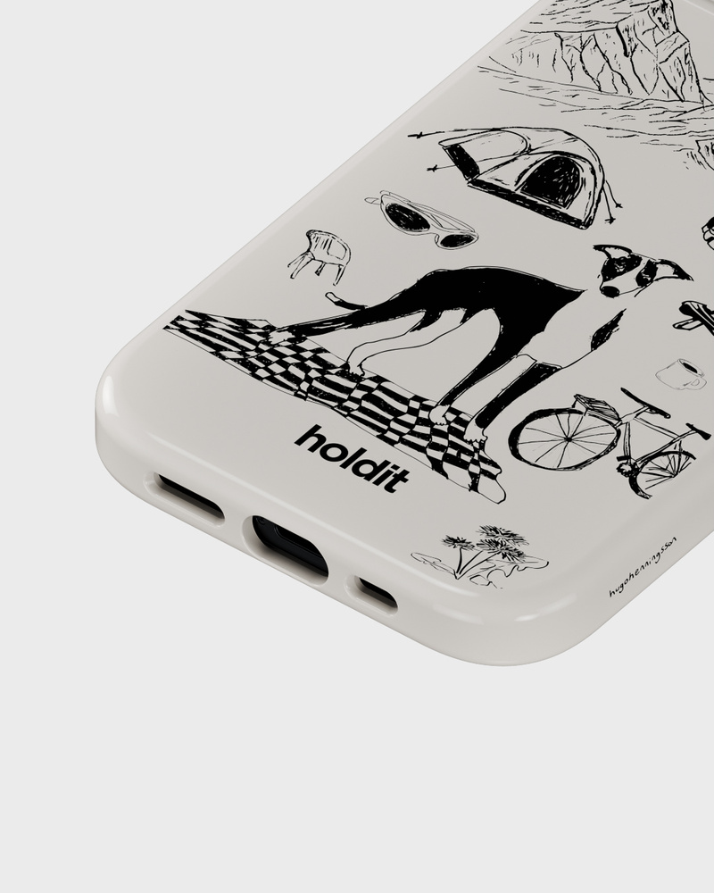 Phone Case Graphic MagSafe Compatible Wool Gray iPhone 16e