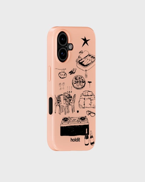Phone Case Graphic MagSafe Compatible Bare Pink iPhone 16
