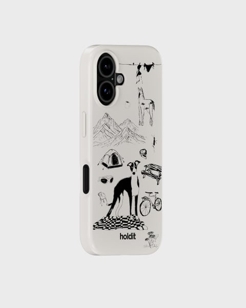 Phone Case Graphic MagSafe Compatible Wool Gray iPhone 16