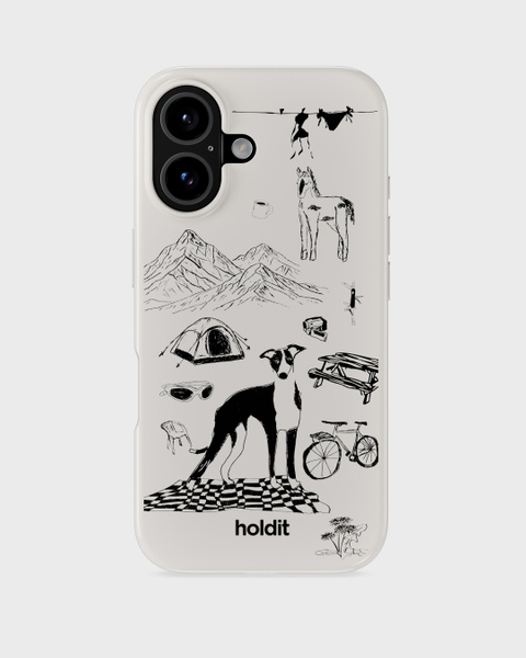 Phone Case Graphic MagSafe Compatible Wool Gray iPhone 16