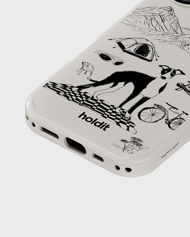 Phone Case Graphic MagSafe Compatible Wool Gray iPhone 17