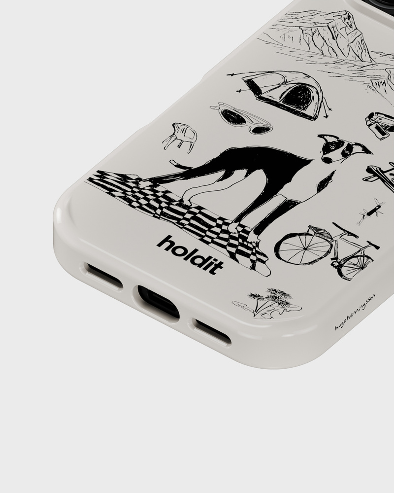 Phone Case Graphic MagSafe Compatible Wool Gray iPhone 17 Pro