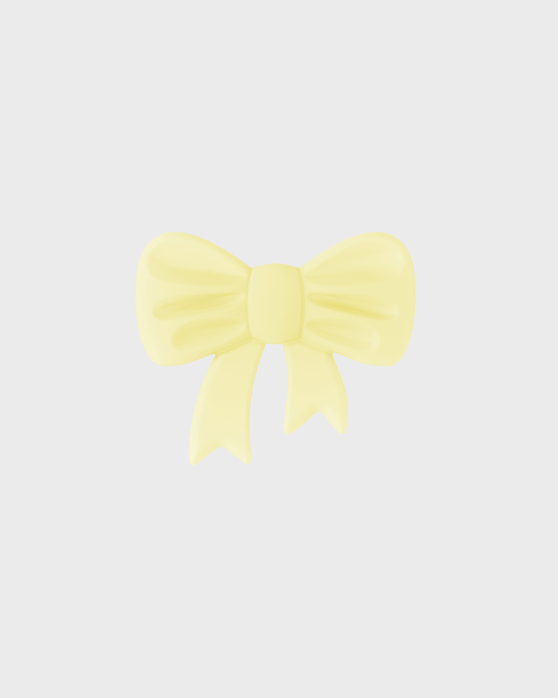 Lemonade Bow Silicone Sticker